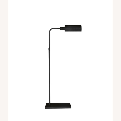 Used Black Metal Floor Lamp  for sale on AptDeco