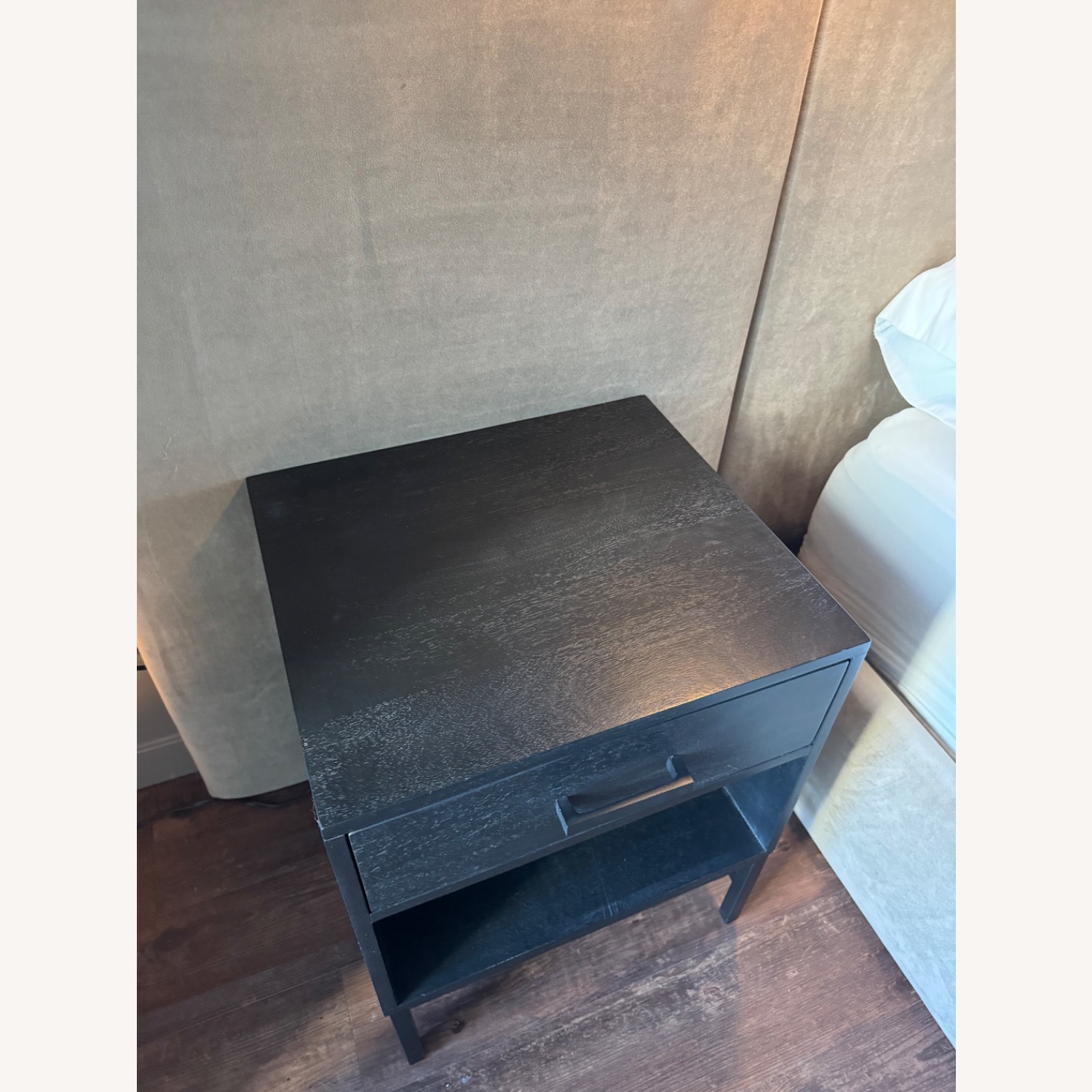 Black Wood Nightstands - Set of 2 - image-3