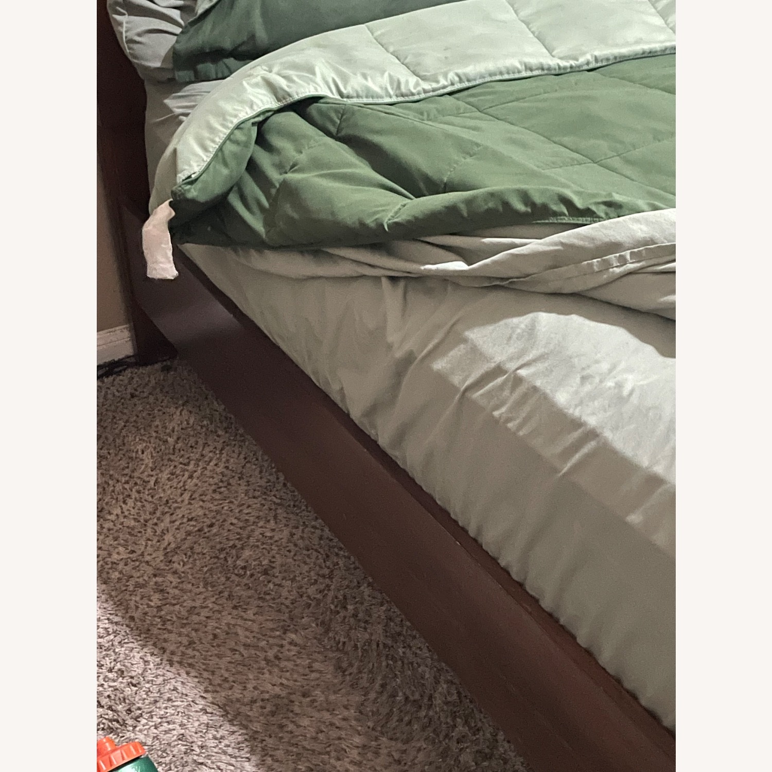 Ashley Furniture Dark Brown Wood Full Bed - image-2