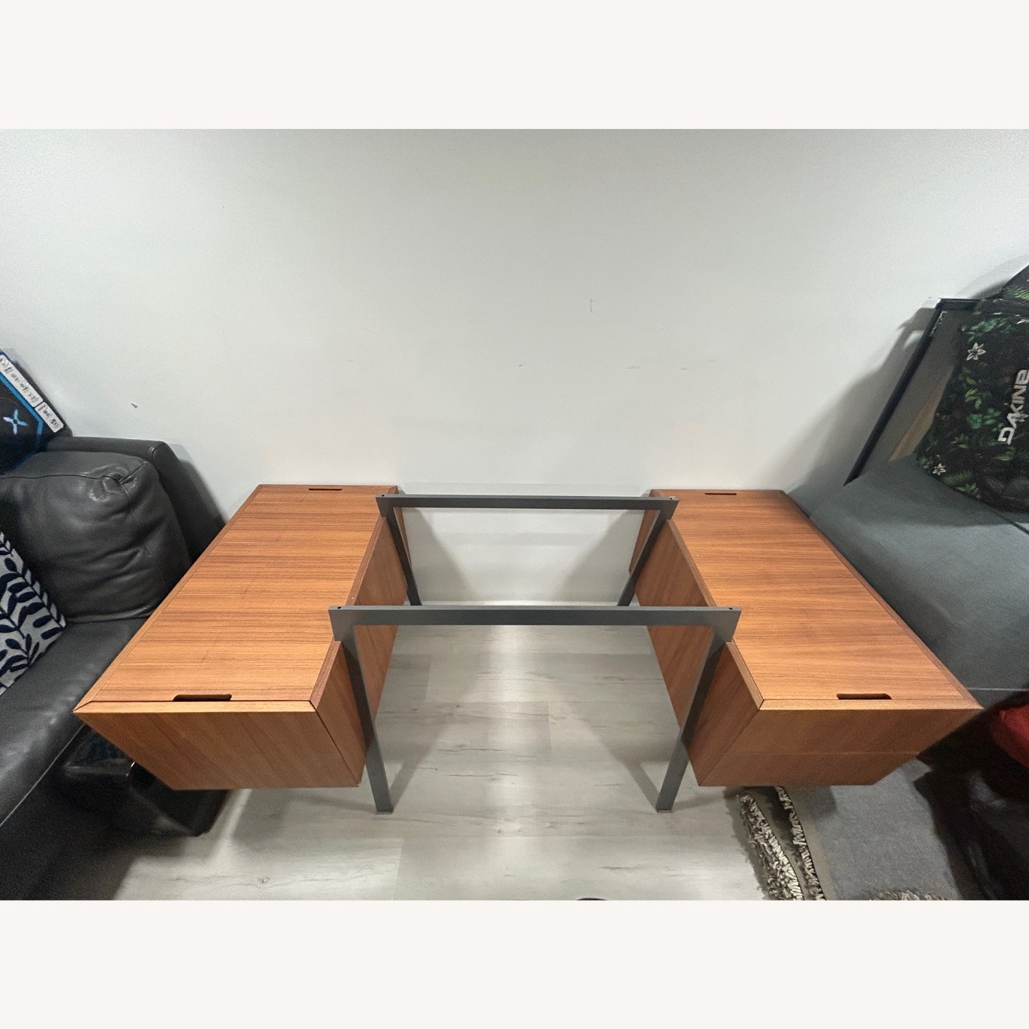 Design Within Reach Homework Glass Top Desk - image-5