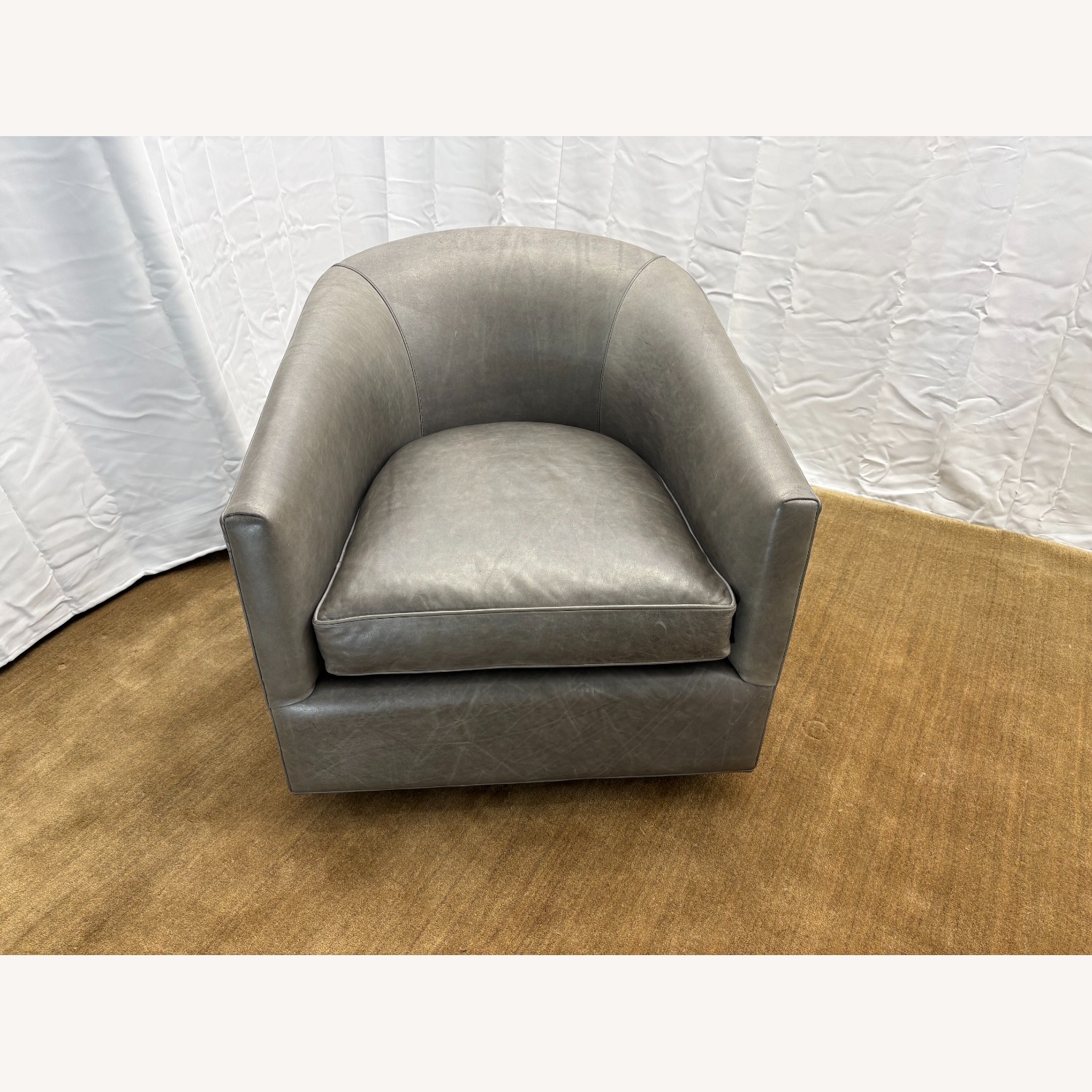 RH Reginald Leather Swivel Leather  - image-18