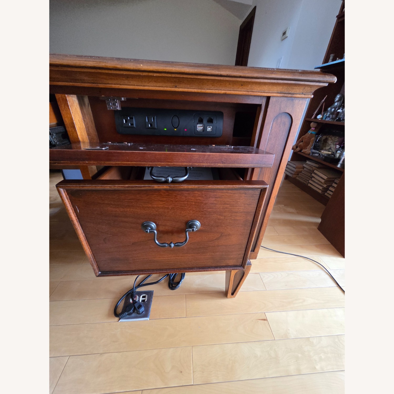 Dark Brown Desk - image-3