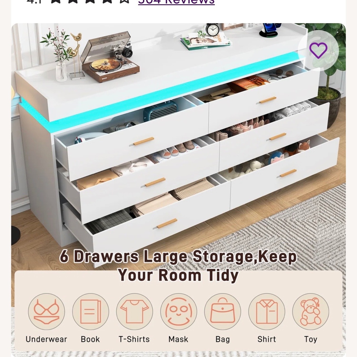 White Dresser - image-2