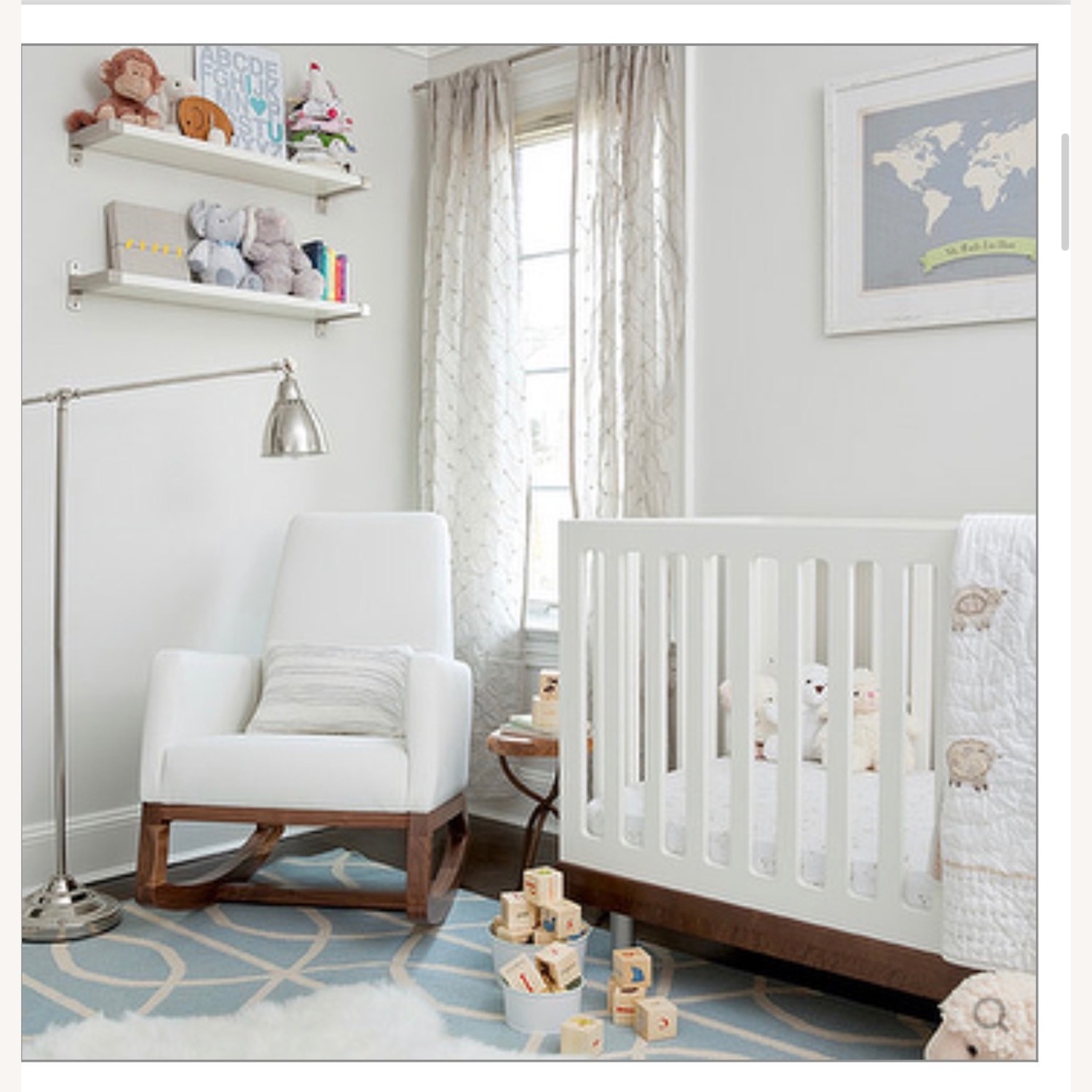 Dwell Studio Gate Ash and Cream Rug - image-1