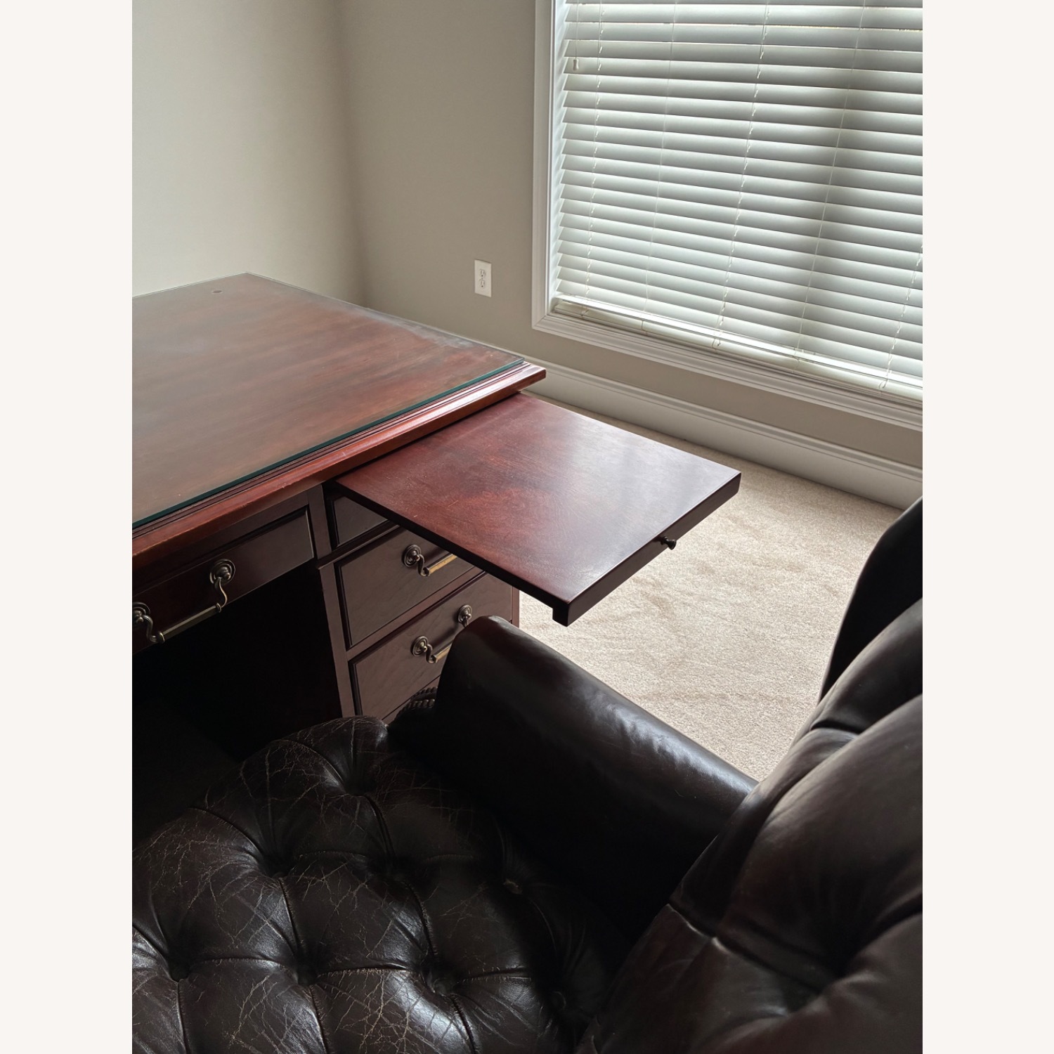 Kimball Executive Solid Wood Desk - image-1