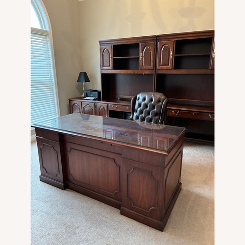 Used Kimball Executive Solid Wood Desk for sale on AptDeco