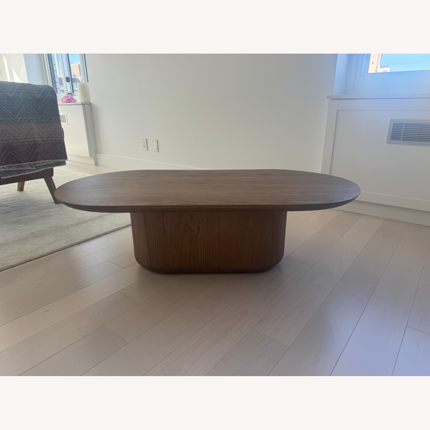 Restoration Hardware Ciro Natural Wood Coffee Table - image-1