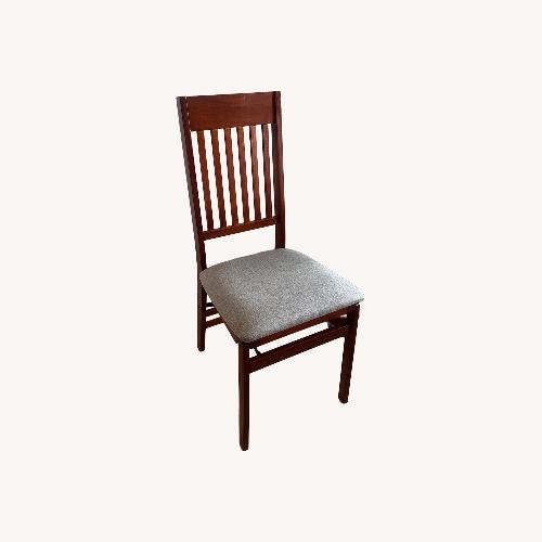 Used Light Brown Wood Dining Chairs for sale on AptDeco