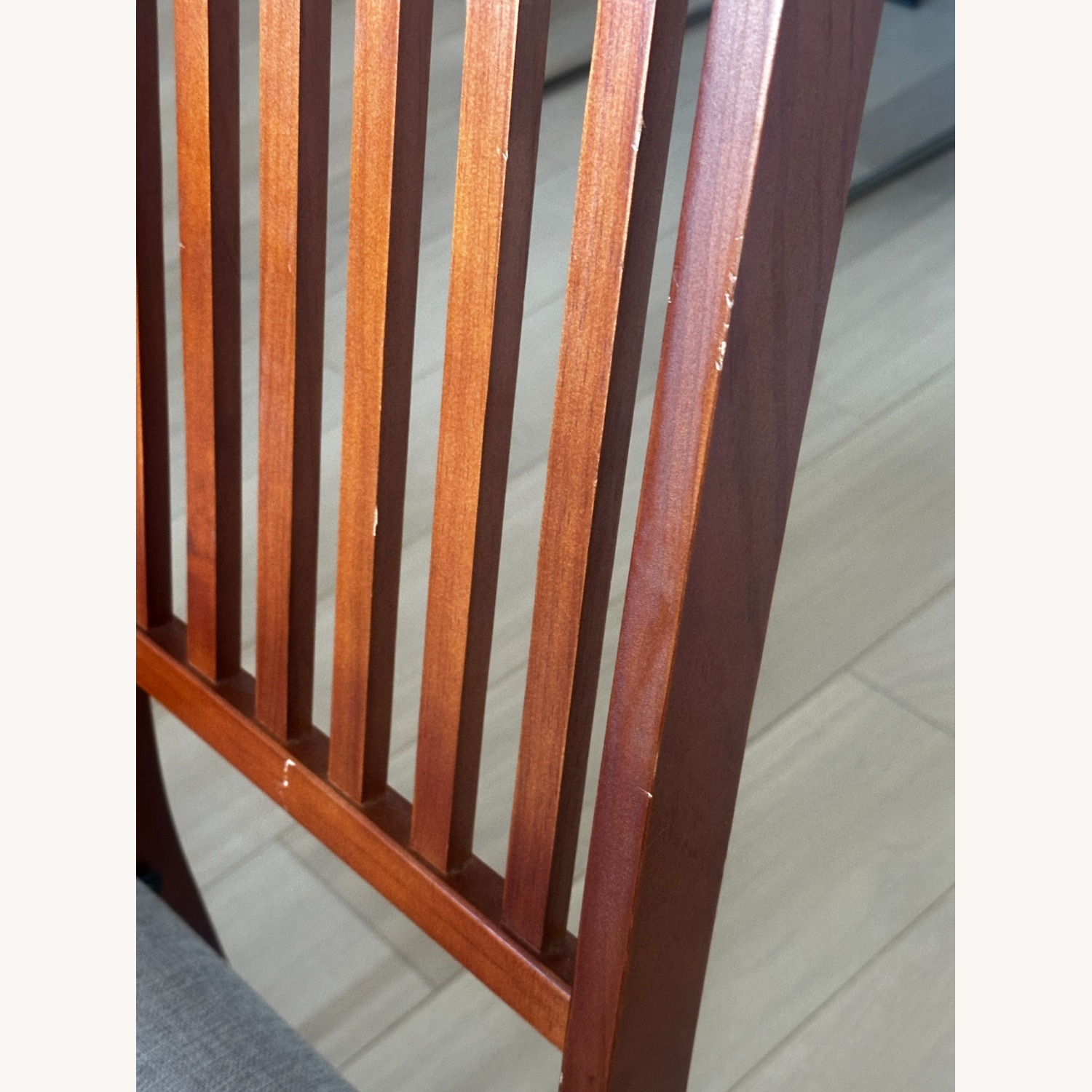 Light Brown Wood Dining Chairs - image-7