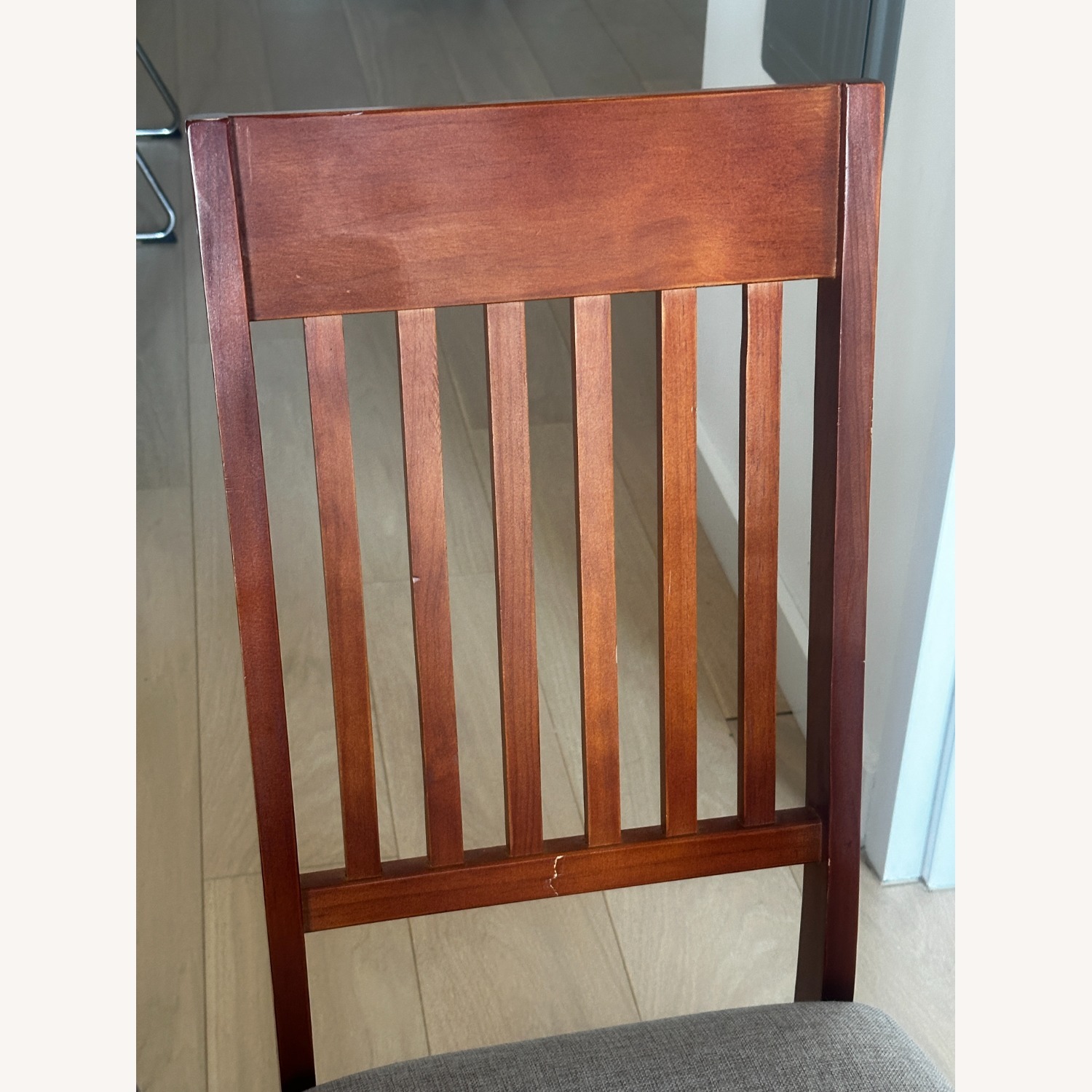 Light Brown Wood Dining Chairs - image-10