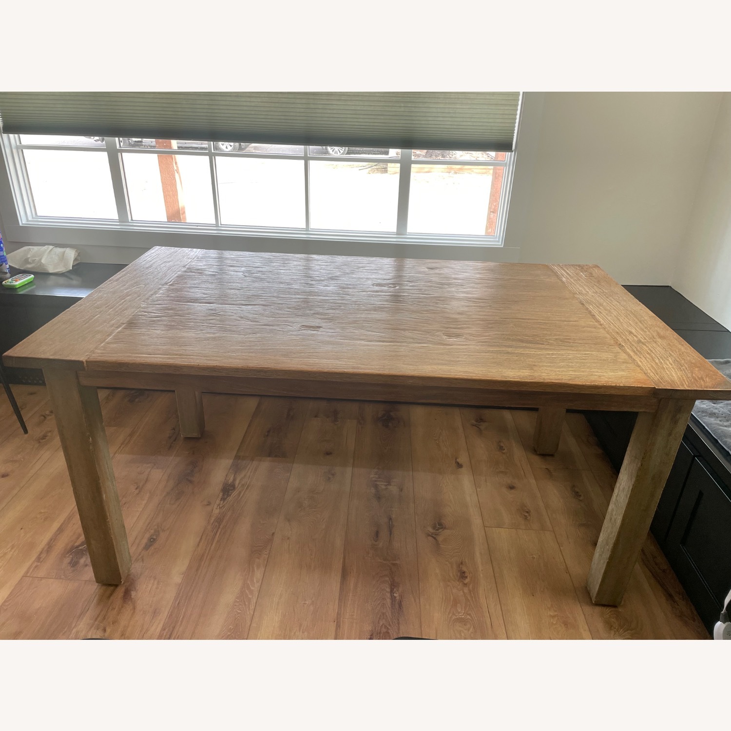 Crate & Barrel Natural Wood Dining Table - image-2