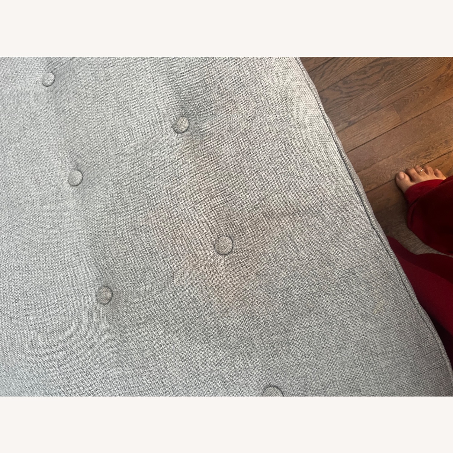 Light Grey Chaise Lounge - image-4