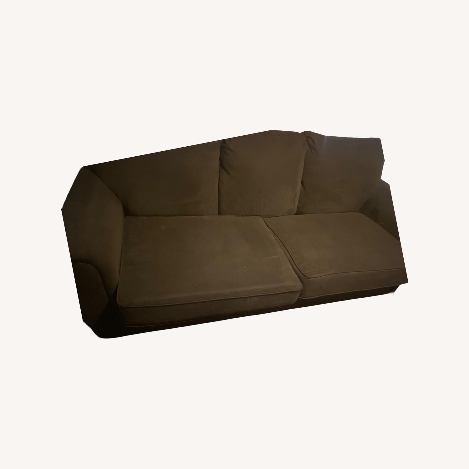 Sofa Couch With Convertible Bed - image-0