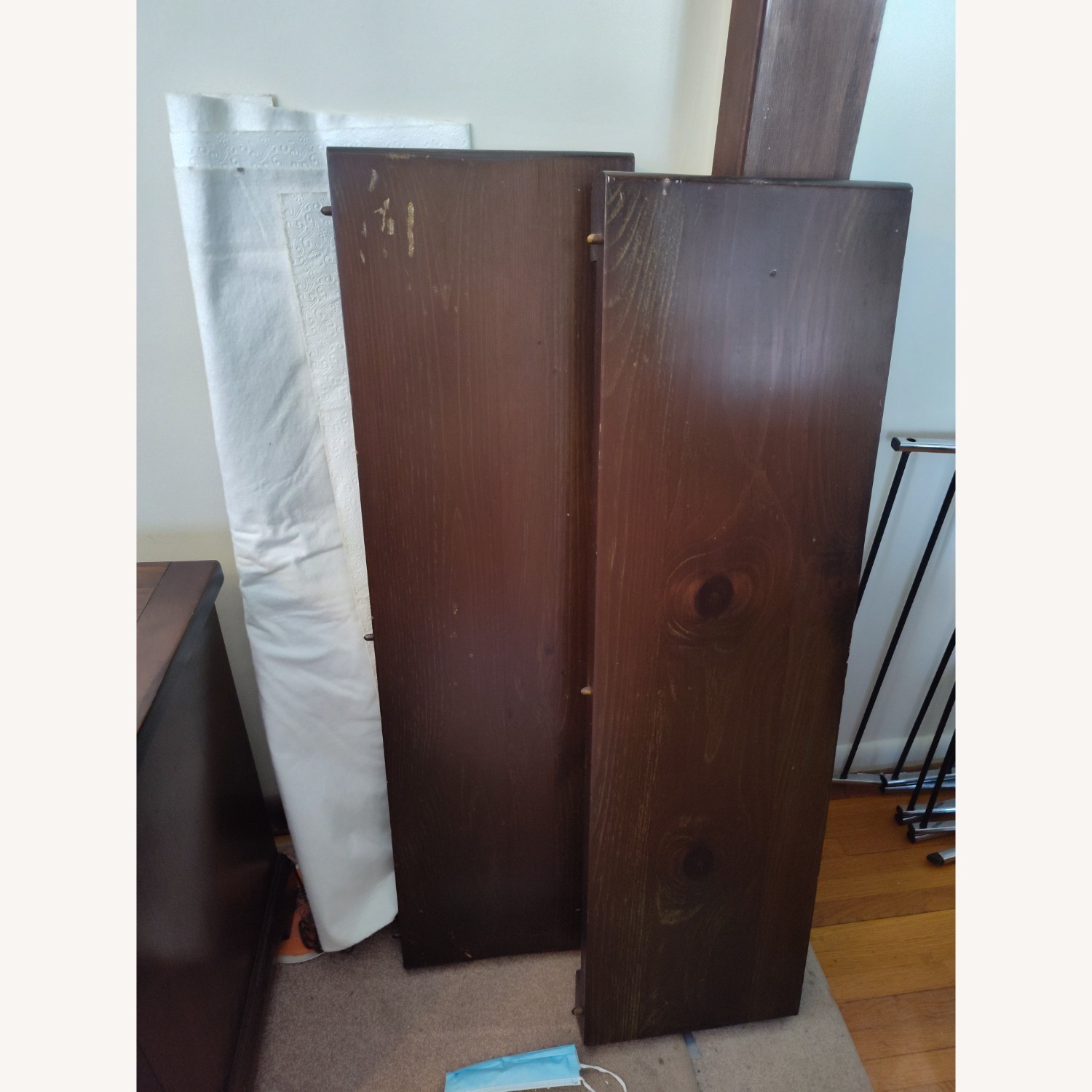 Ethan Allen Dark Brown Wood Dining Table - image-2