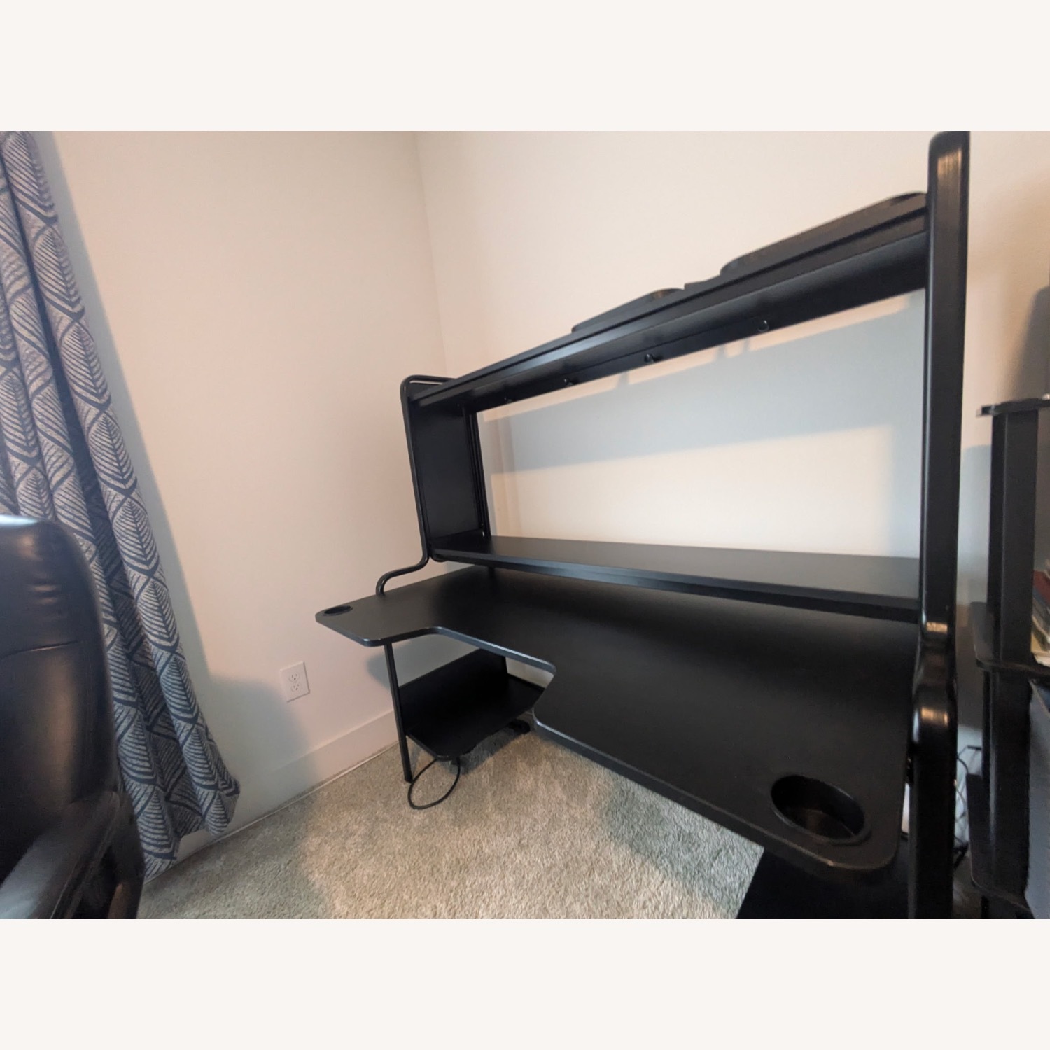 IKEA Black Fredde Gaming Desk - image-3