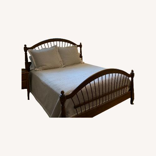 Used Ethan Allen Queen Wheatback Bed  for sale on AptDeco