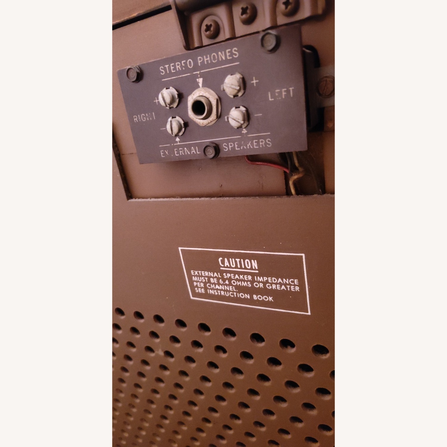 Vintage Zenith Stereo Console Mahogany  - image-5