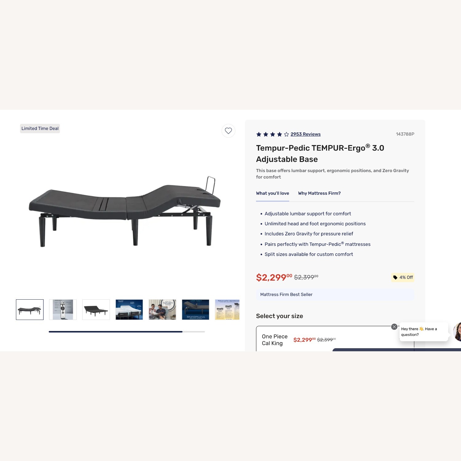 TEMPUR-Ergo 3.0 Adjustable Base (Cal King, 2024) - image-2