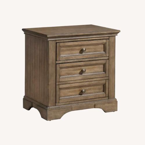 Used Charleigh Dark Brown Wood Nightstands for sale on AptDeco