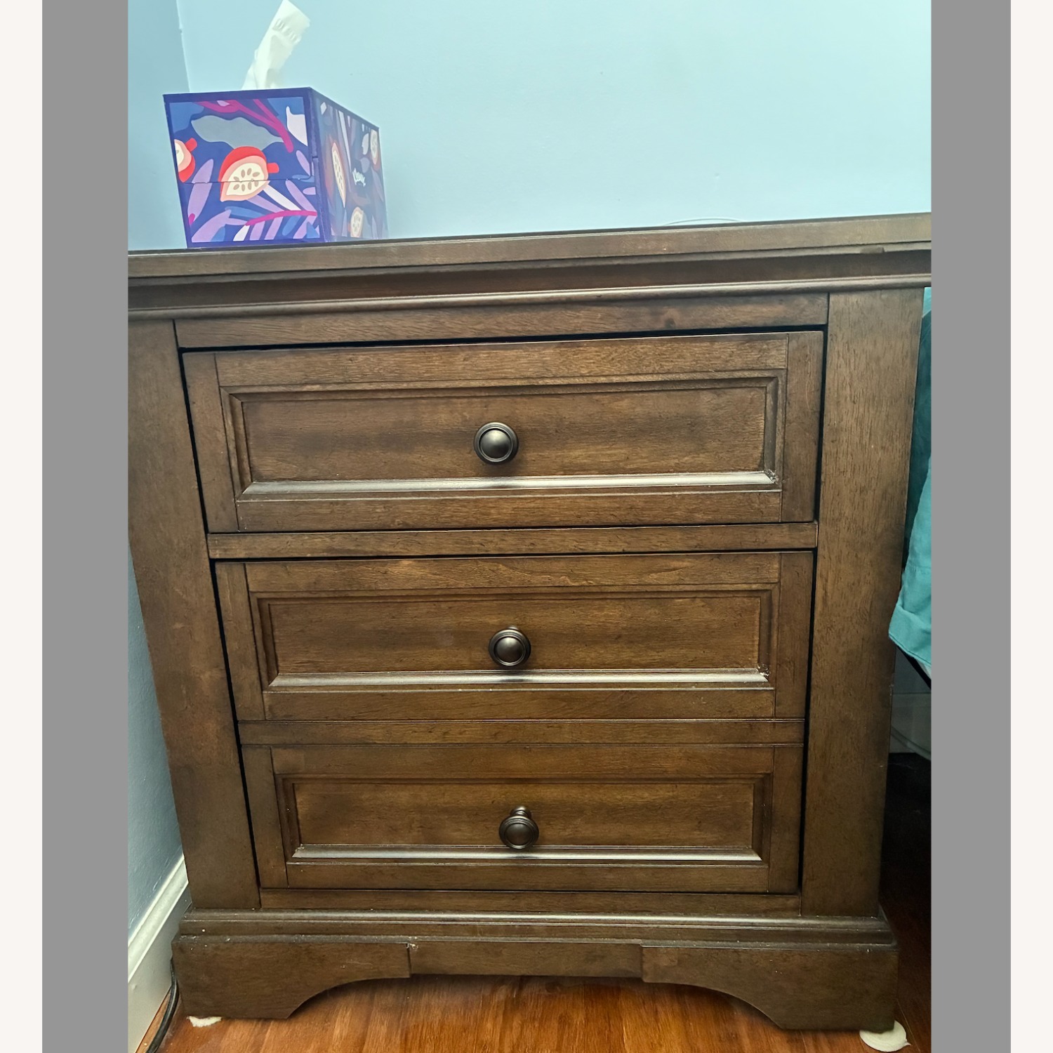 Charleigh Dark Brown Wood Nightstands - image-2