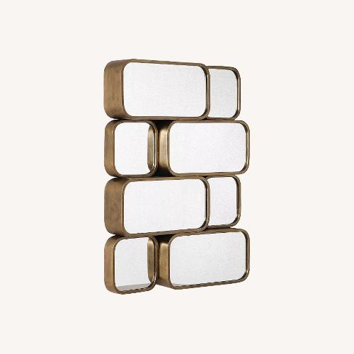 Used Uttermost Gold Mirror for sale on AptDeco