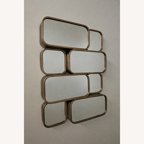 Used Uttermost Gold Mirror for sale on AptDeco