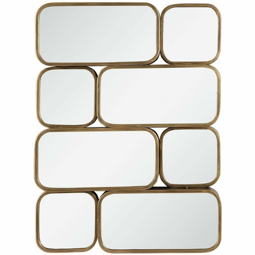 Used Uttermost Gold Mirror for sale on AptDeco