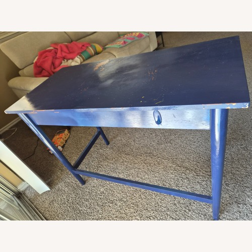 Used Blue Desk for sale on AptDeco