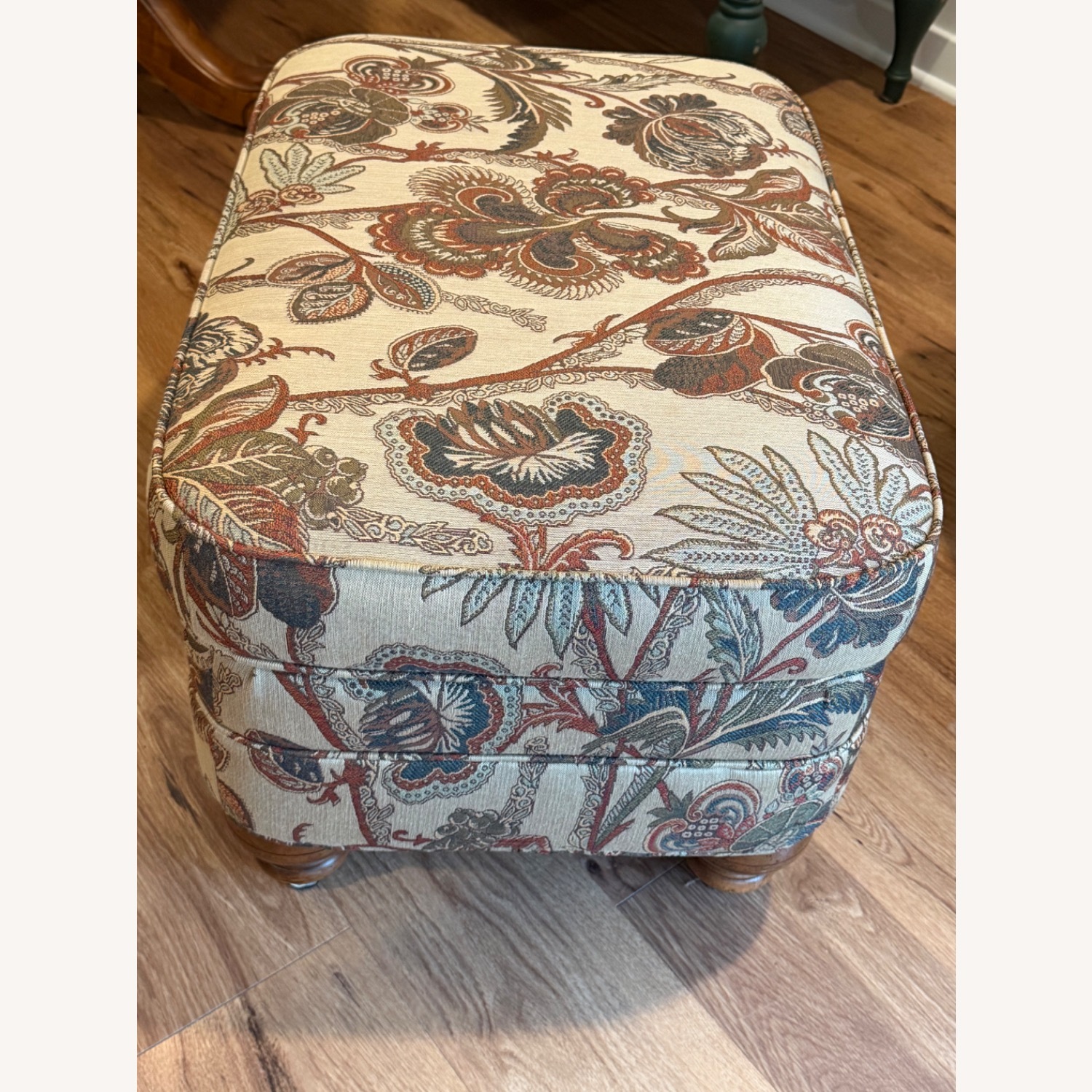 Ethan Allen Armchair & Ottoman - image-3