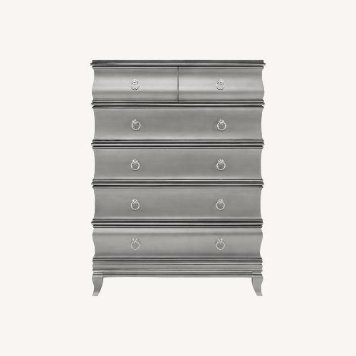 Used Alexi Silver Tall Chest  for sale on AptDeco