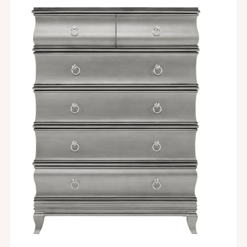 Used Alexi Silver Tall Chest  for sale on AptDeco