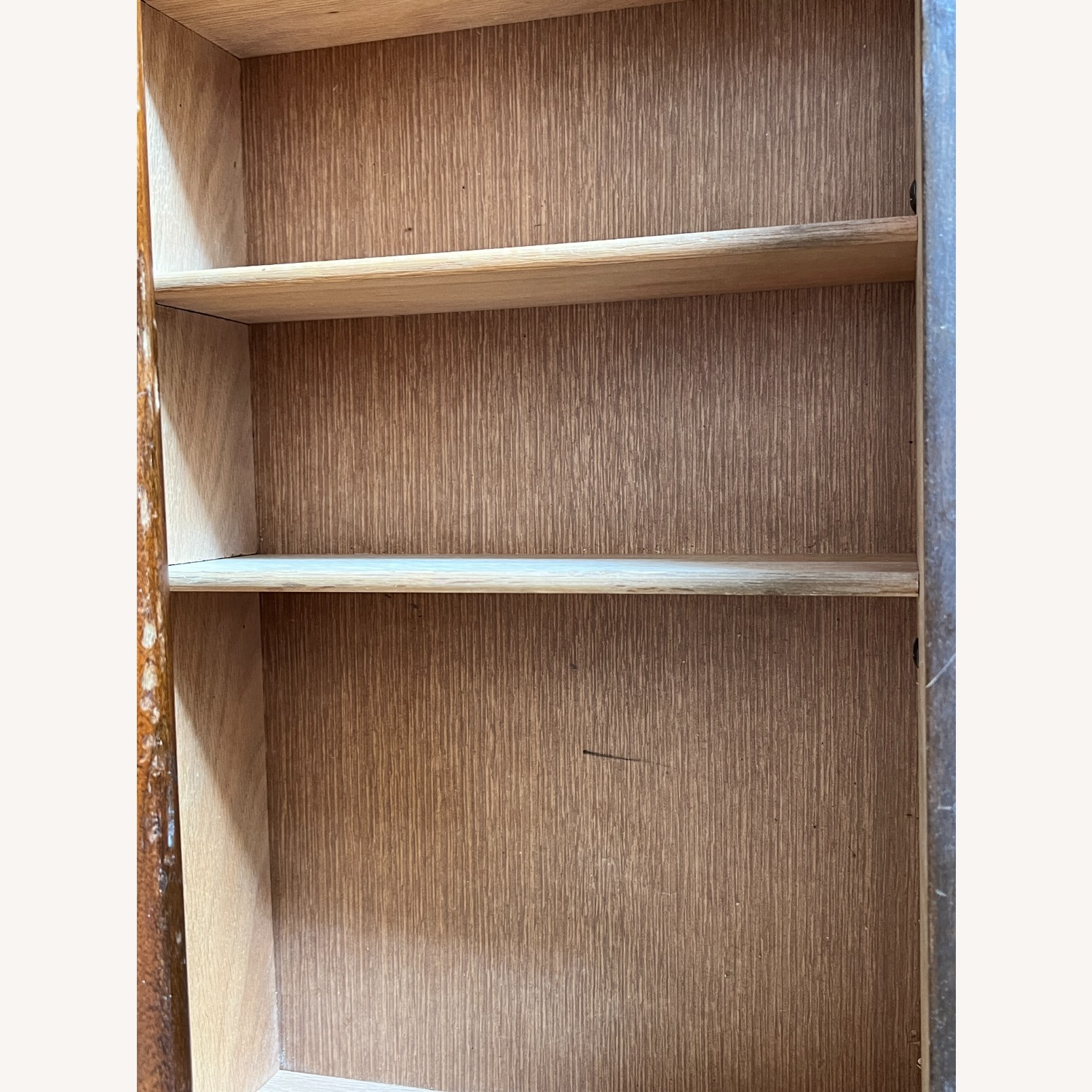 Vintage Hardwood China Cabinet from the 50s - image-2