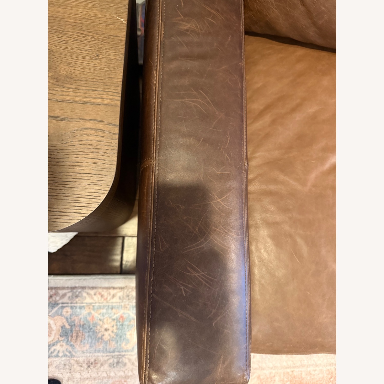 Restoration Hardware Maxwell Dark Brown 2 Seater Sofa - image-3