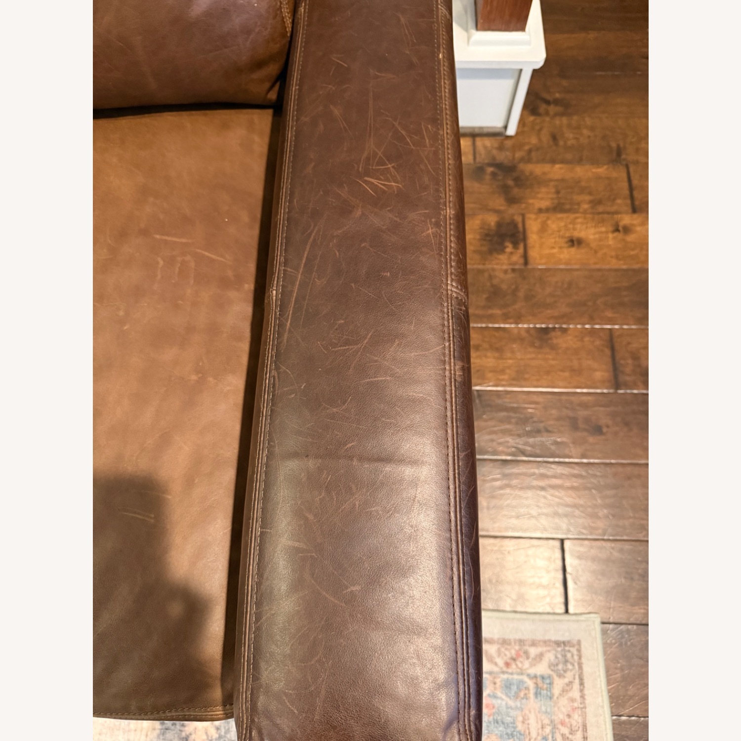 Restoration Hardware Maxwell Dark Brown 2 Seater Sofa - image-4