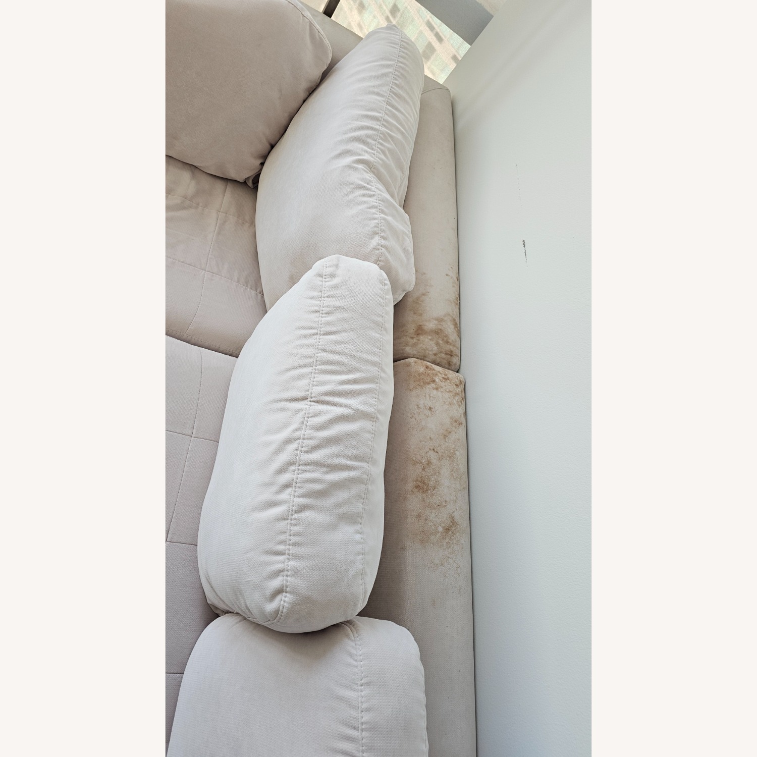 Bloomingdales' Off White Fabric 2 Piece Sectional - image-3