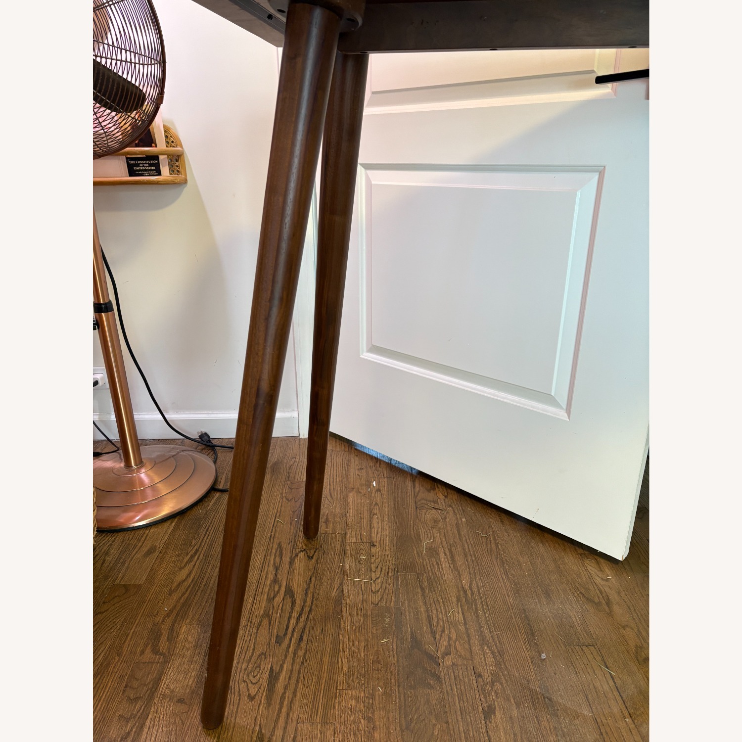 Article Seno Dark Brown Wood Dining Table - image-4