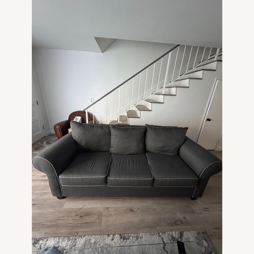 Used Bob's Discount Furniture Playroom Light Gray Sleeper Sofa for sale on AptDeco