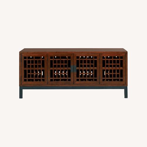 Used Room & Board Dark Brown Wood Media Storage for sale on AptDeco