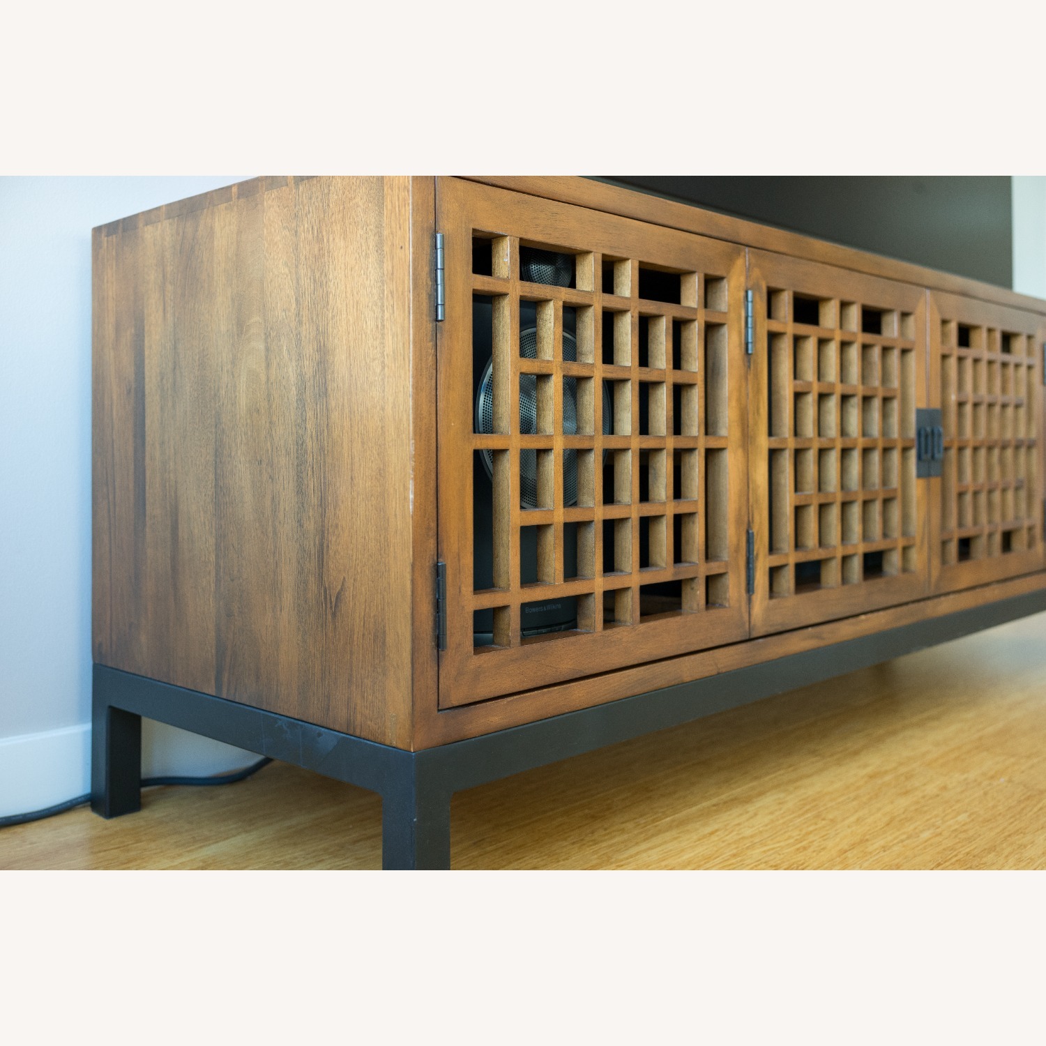 Room & Board Dark Brown Wood Media Storage - image-4