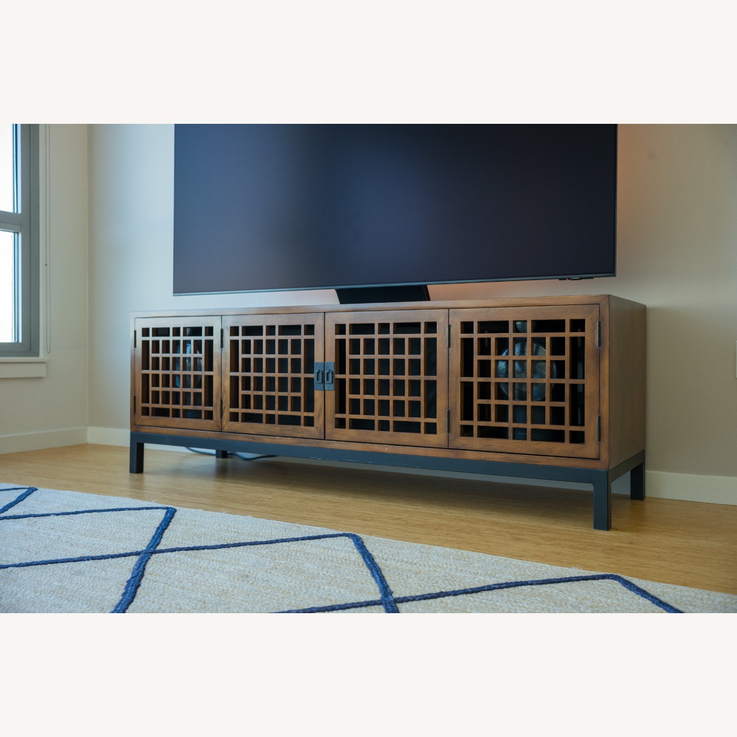 Room & Board Dark Brown Wood Media Storage - image-3