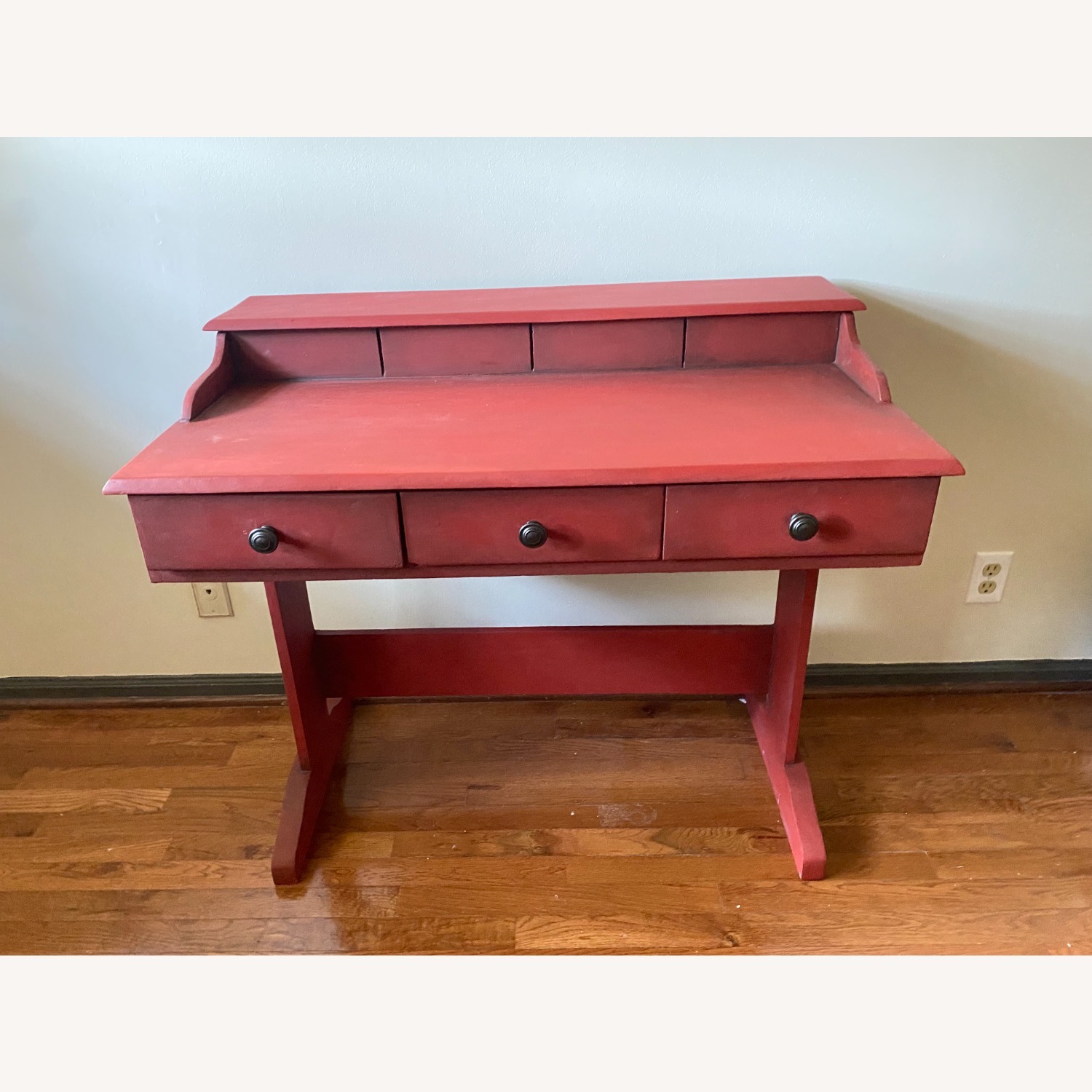 Roasted Red Wood Desk - image-1