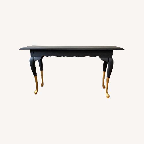 Used  Black and Gold Console Table for sale on AptDeco