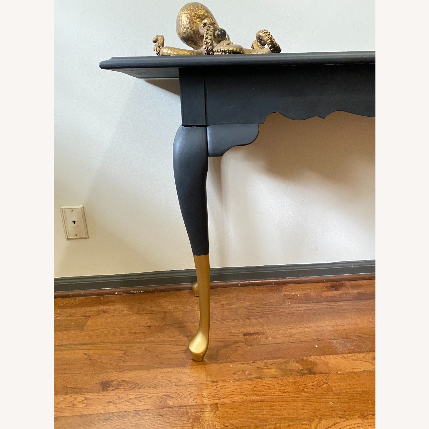  Black and Gold Console Table - image-4