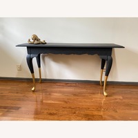  Black and Gold Console Table