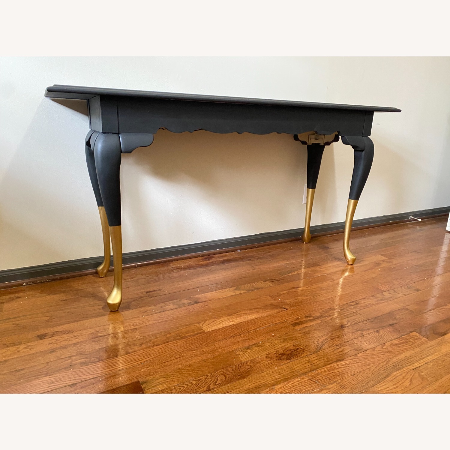  Black and Gold Console Table - image-2