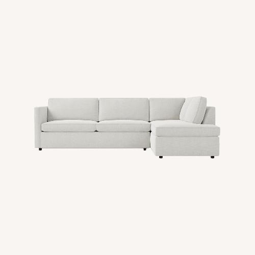 Used West Elm Harris Gray Sectional Sofa for sale on AptDeco