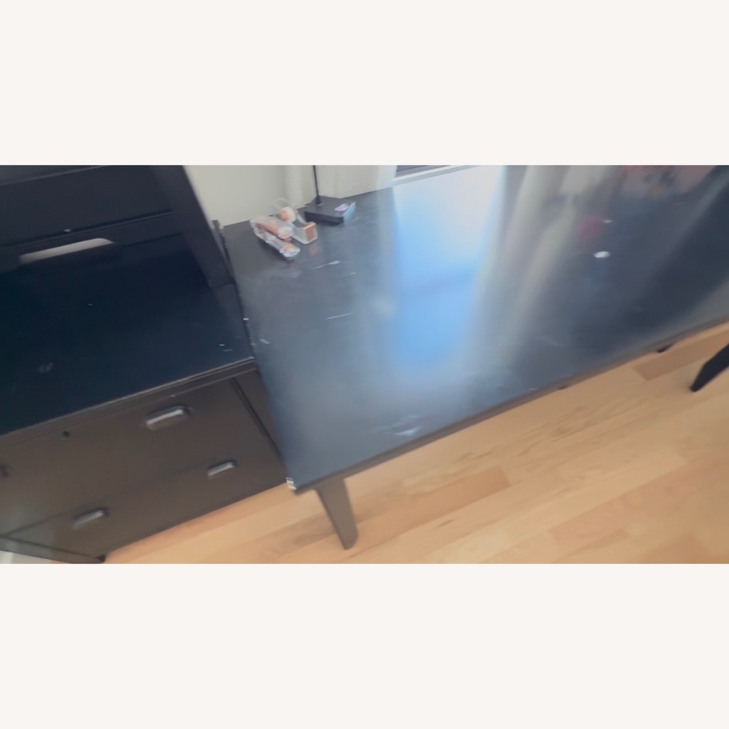 Black Wood Desk - image-3