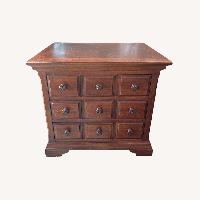 Hammary Dark Brown Wood Nightstand
