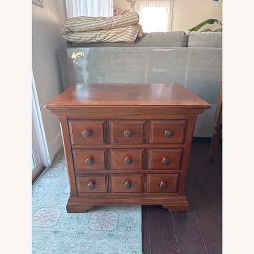 Used Hammary Dark Brown Wood Nightstand for sale on AptDeco