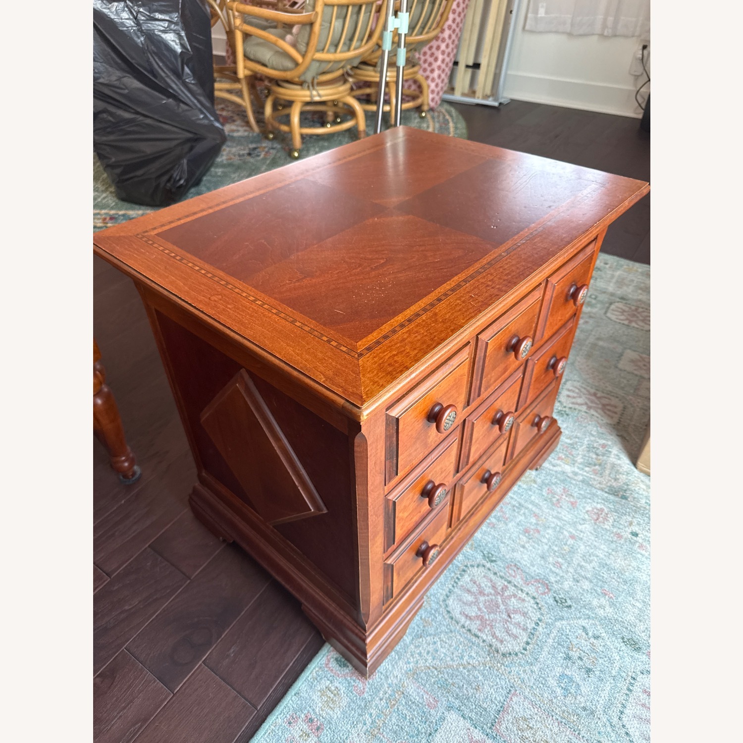 Hammary Dark Brown Wood Nightstand - image-4